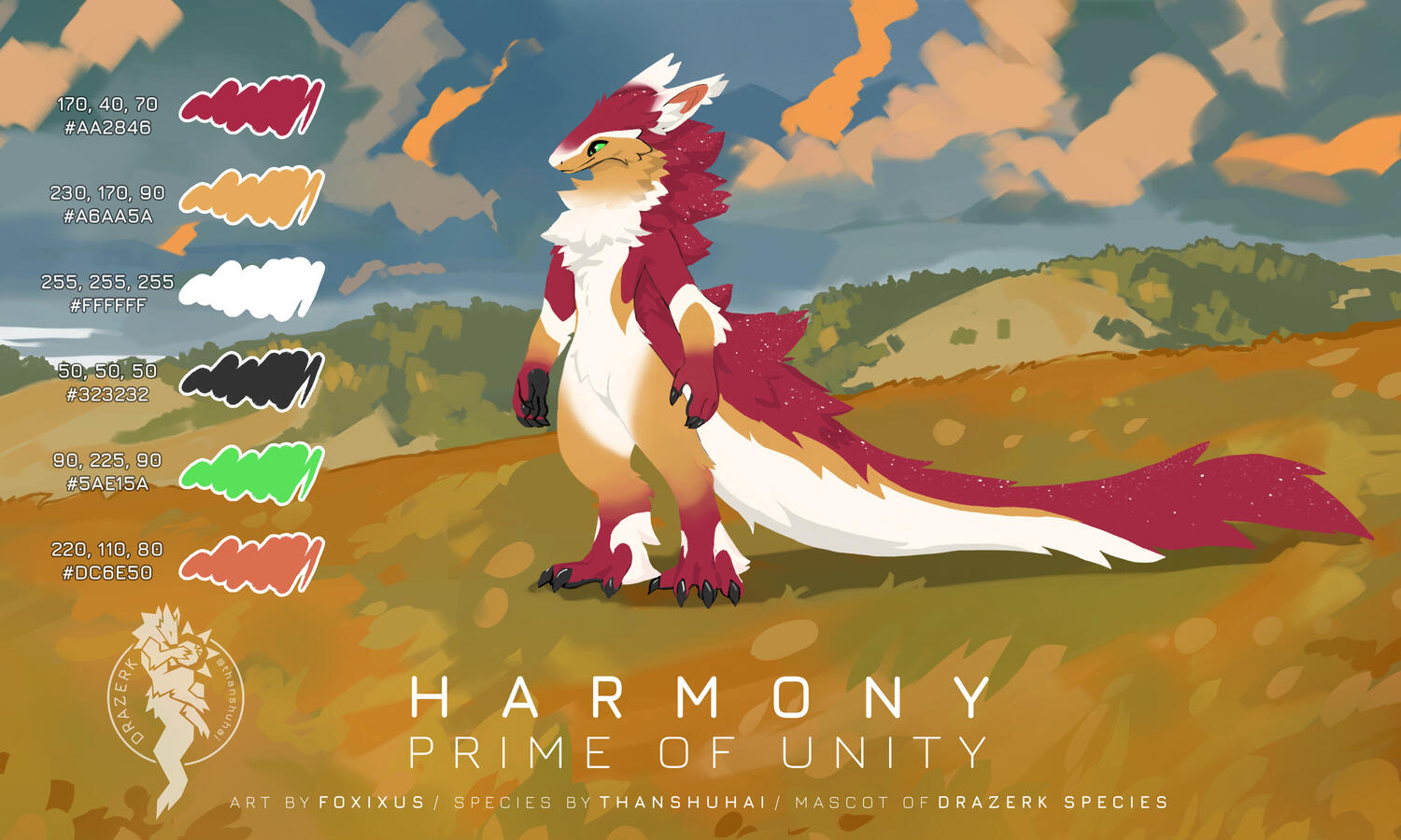 Harmony, Prime Drazerk - artwork by Foxixus